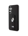 Kup Case Karl Lagerfeld KLHCS23FEGSAKCPK Samsung Galaxy S23 FE Hardcase Gripstand Saffiano Karl&Choupette Pins schwarz/black - KLD1862 - {ean13} - Sklep Home Screen