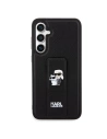 Kup Case Karl Lagerfeld KLHCS23FEGSAKCPK Samsung Galaxy S23 FE Hardcase Gripstand Saffiano Karl&Choupette Pins schwarz/black - KLD1862 - {ean13} - Sklep Home Screen
