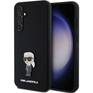 Kup Case Karl Lagerfeld KLHCS23FEMHKNPK Samsung Galaxy S23 FE Silikon Ikonik Metal Pin schwarz/black - KLD1863 - {ean13} - Sklep Home Screen