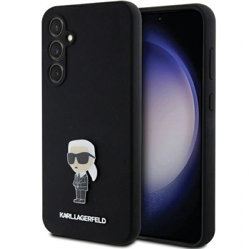 Kup Case Karl Lagerfeld KLHCS23FEMHKNPK Samsung Galaxy S23 FE Silikon Ikonik Metal Pin schwarz/black - KLD1863 - {ean13} - Sklep Home Screen