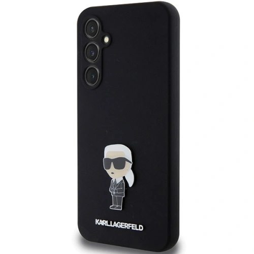 Kup Case Karl Lagerfeld KLHCS23FEMHKNPK Samsung Galaxy S23 FE Silikon Ikonik Metal Pin schwarz/black - KLD1863 - {ean13} - Sklep Home Screen