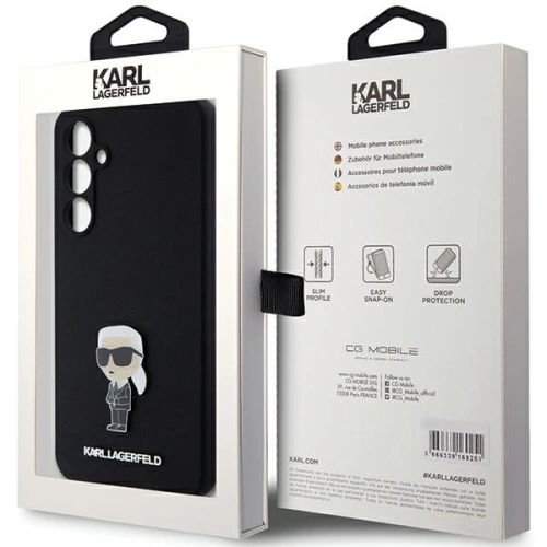 Kup Etui Karl Lagerfeld KLHCS23FEMHKNPK Samsung Galaxy S23 FE Silicone Ikonik Metal Pin černý/black - KLD1863 - {ean13} - Sklep Home Screen