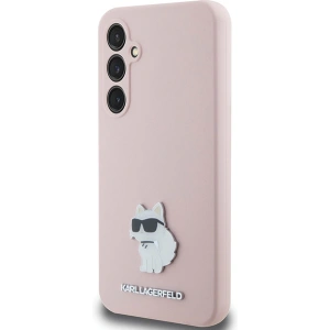 Kup Case Karl Lagerfeld KLHCS23FESMHCNPP Samsung Galaxy S23 FE Silikon Choupette Metall Pin rosa/pink - KLD1864 - {ean13} - Sklep Home Screen