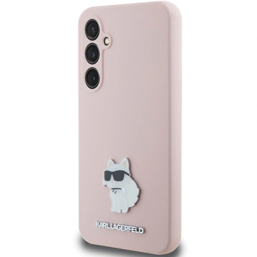 Kup Etui Karl Lagerfeld KLHCS23FESMHCNPP Samsung Galaxy S23 FE Silicone Choupette Metal Pin różowy/pink - KLD1864 - {ean13} - Sklep Home Screen