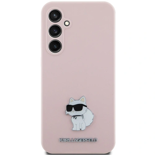 Kup Case Karl Lagerfeld KLHCS23FESMHCNPP Samsung Galaxy S23 FE Silikon Choupette Metall Pin rosa/pink - KLD1864 - {ean13} - Sklep Home Screen