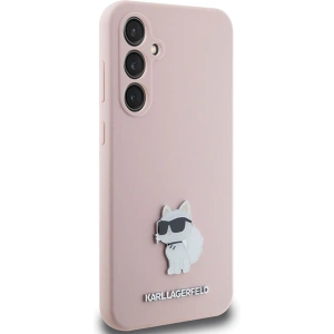 Kup Case Karl Lagerfeld KLHCS23FESMHCNPP Samsung Galaxy S23 FE Silikon Choupette Metall Pin rosa/pink - KLD1864 - {ean13} - Sklep Home Screen