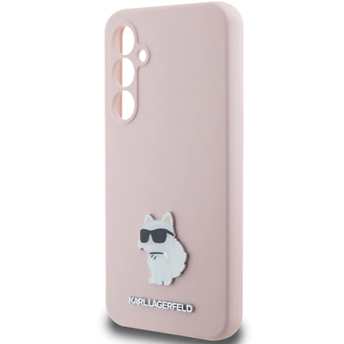 Kup Case Karl Lagerfeld KLHCS23FESMHCNPP Samsung Galaxy S23 FE Silikon Choupette Metall Pin rosa/pink - KLD1864 - {ean13} - Sklep Home Screen