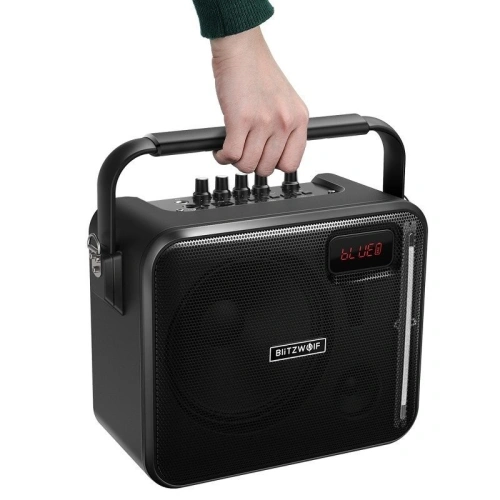 Buy Wireless Speaker Bluetooth BlitzWolf BW-KS1 with Wireless Microphone - BLZ148 - {ean13} - Home Screen Store Europe