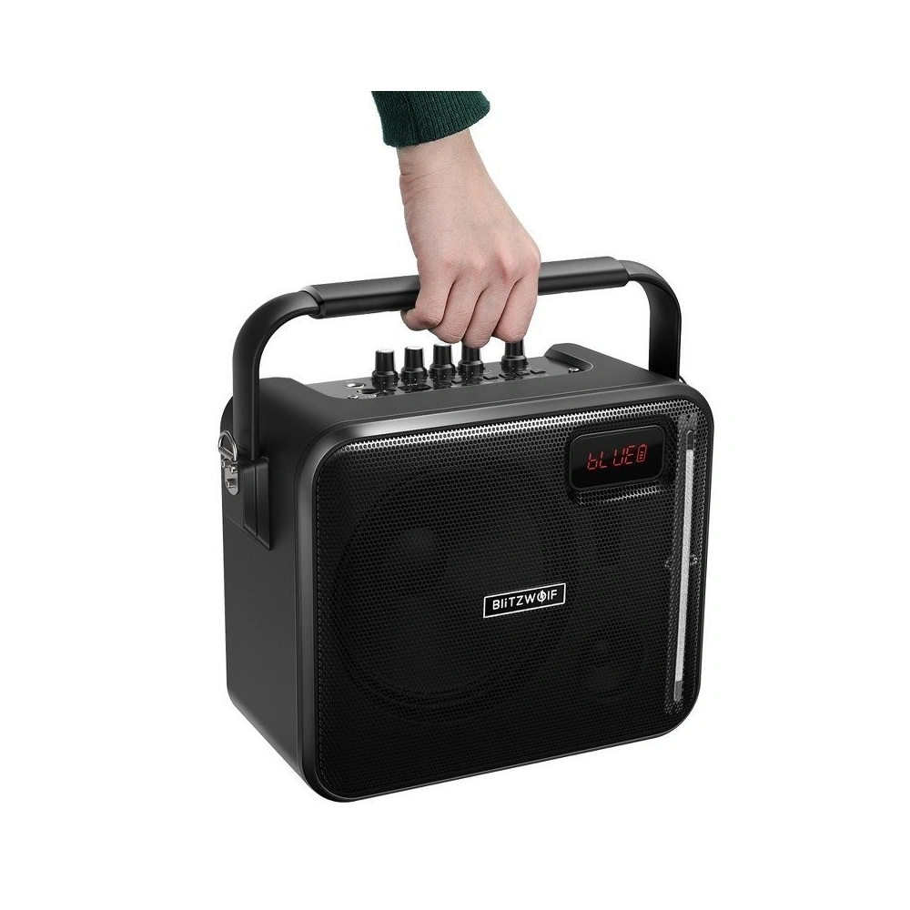 Głośnik Bluetooth karaoke BlitzWolf BW-KS1 z mikrofonem bezprzewodowym