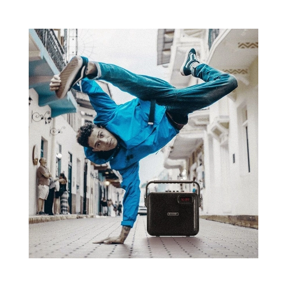 Głośnik Bluetooth karaoke BlitzWolf BW-KS1 z mikrofonem bezprzewodowym