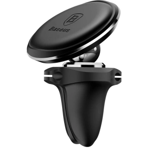 Buy Baseus magnetic car mount for air vent (black) - BSU4811 - {ean13} - Home Screen Store Europe