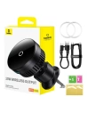 Upevnění do auta na mřížku s bezdrátovým nabíjením Baseus MagPro 15W (černé)