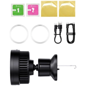 Kup Auto-Halterung für Lüftungsgitter mit kabellosem Laden Baseus MagPro 15W (schwarz) - BSU4814 - {ean13} - Sklep Home Screen