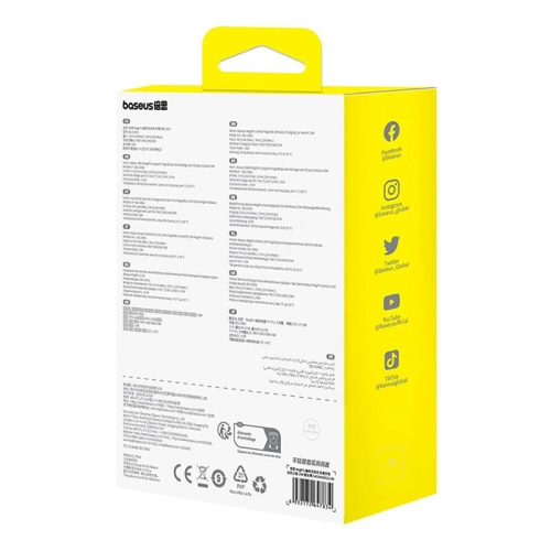 Kup Auto-Halterung für Lüftungsgitter mit kabellosem Laden Baseus MagPro 15W (schwarz) - BSU4814 - {ean13} - Sklep Home Screen