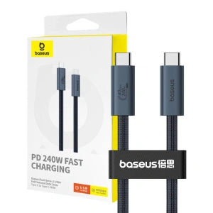 Buy Baseus Flash 2 USB-C / USB-C cable 240W 1m (black) - BSU4815 - {ean13} - Home Screen Store Europe