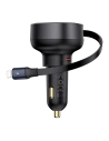 Kup Automobilová nabíječka Baseus Enjoyment Pro USB-C + vestavěný kabel Lightning 60W černá - BSU4817 - {ean13} - Sklep Home Screen