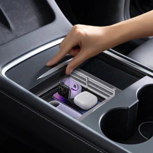 Kup Organizer samochodowy Baseus T-Space Series do Tesla Model 3 / Y szary - BSU4818 - {ean13} - Sklep Home Screen