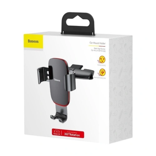 Kup Uchwyt grawitacyjny Baseus Metal Age pentru slotul CD (negru) - BSU611BLK - {ean13} - Sklep Home Screen