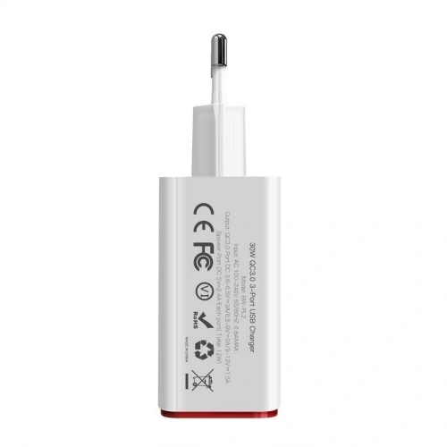 Kup Ładowarka sieciowa Blitzwolf BW-PL2 3x USB QC 3.0 30W - BLZ153 - {ean13} - Sklep Home Screen