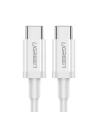 USB-C auf USB-C UGREEN QC 3.0 PD 3A 1m Kabel (weiß)