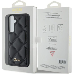 Kup Guess Samsung Husă GUHCS23FEPSQSQSK Galaxy S23 FE hardcase Quilted Metal Logo negru/negru - GUE3133 - {ean13} - Sklep Home Screen