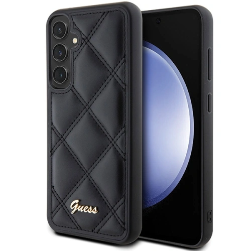 Kup Guess Samsung Husă GUHCS23FEPSQSQSK Galaxy S23 FE hardcase Quilted Metal Logo negru/negru - GUE3133 - {ean13} - Sklep Home Screen