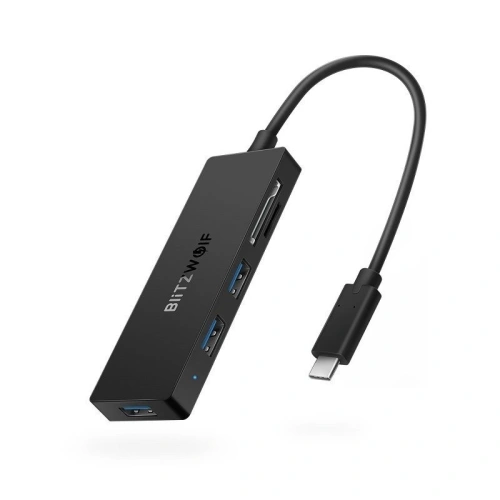 Kup Adapter 5w1 Blitzwolf BW-TH4 Hub USB-C do 3xUSB 3.0, SD, microSD - BLZ156 - {ean13} - Sklep Home Screen