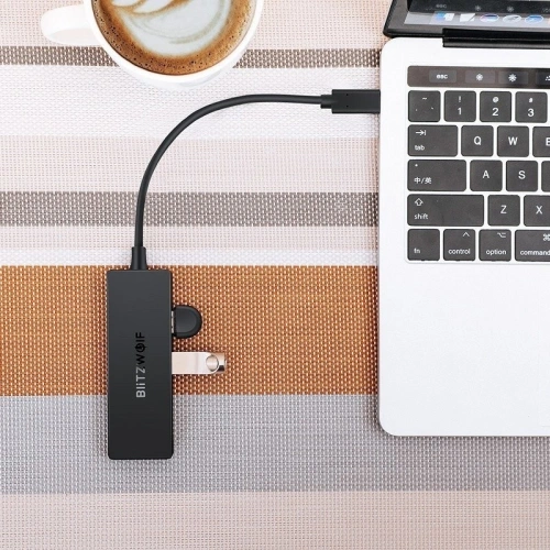 Kup Adapter 4w1 Blitzwolf BW-TH3 Hub USB-C 4xUSB 3.0-hoz - BLZ157 - {ean13} - Sklep Home Screen