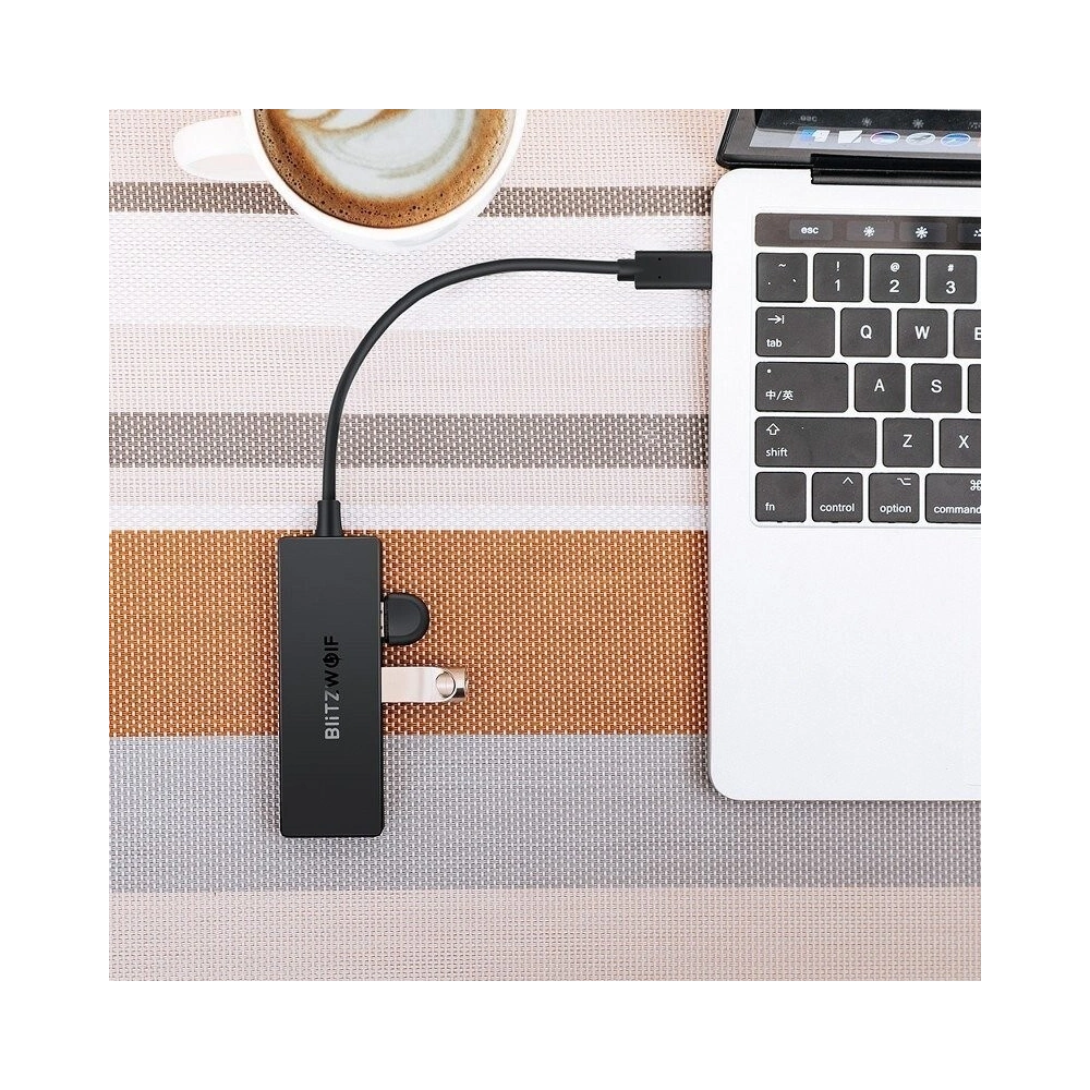 Adapter 4w1 Blitzwolf BW-TH3 Hub USB-C do 4xUSB 3.0