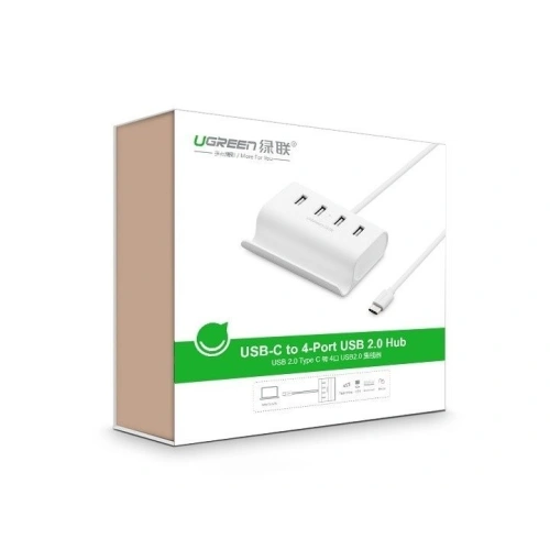 Kup Adaptér UGREEN HUB USB-C na USB-A 2.0, 4-portový, OTG - UGR156 - {ean13} - Sklep Home Screen