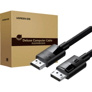 UGREEN 80391 2xDisplayPort 1.4 férfi-férfi 1.5 m videokábel fonott kivitelben