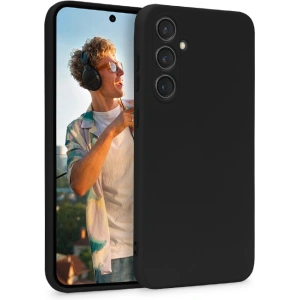Etui Crong színes tok Samsung Galaxy S23 FE fekete