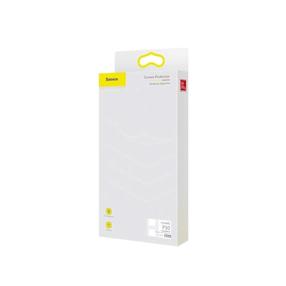 Szkło hartowane 0,3mm Baseus do Huawei P30 (czarne)