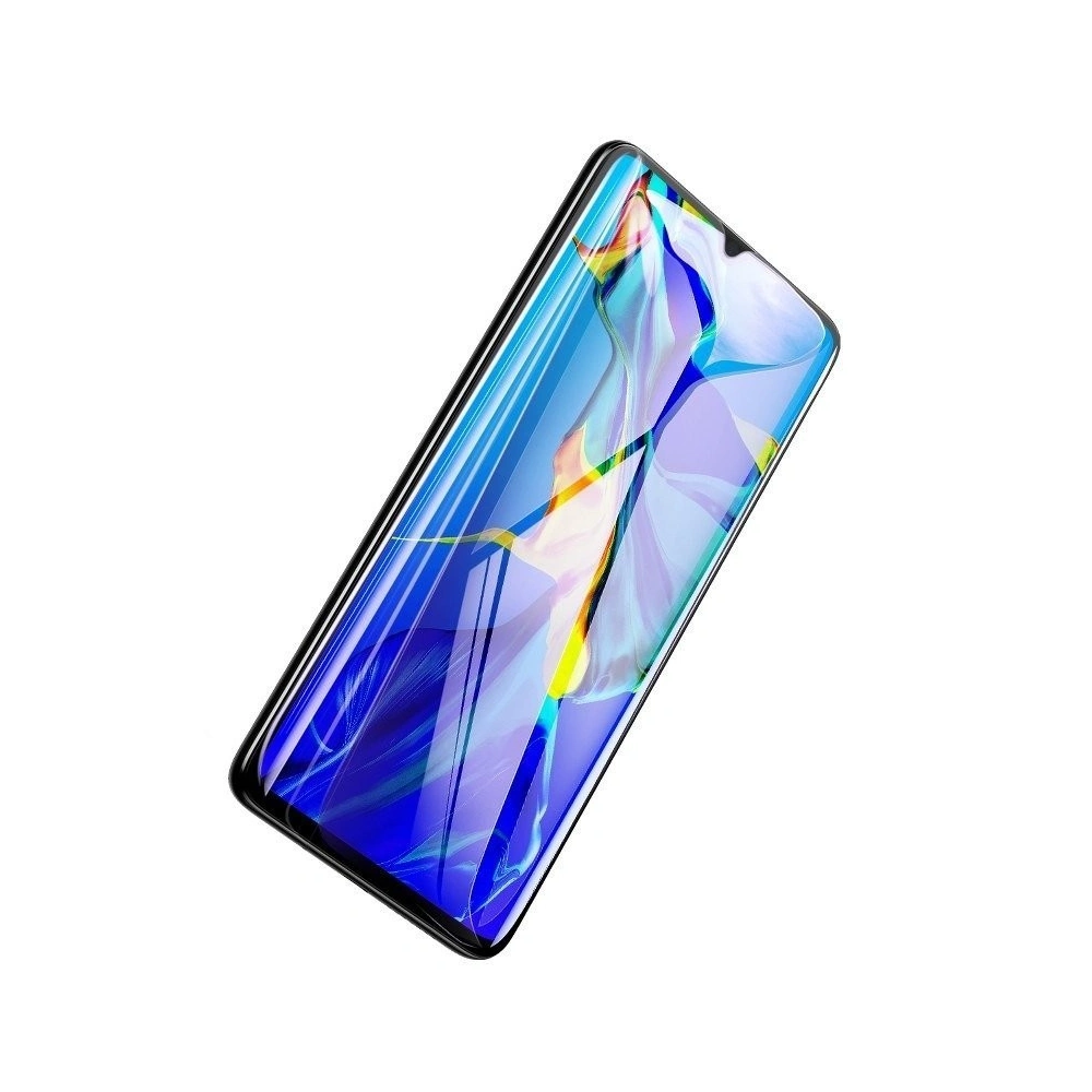 Szkło hartowane 0,3mm Baseus Anti-Bluelight do Huawei P30 (czarne)