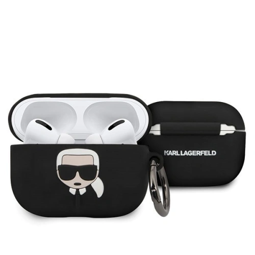Kup Karl Lagerfeld KLACAPSILGLBK kryt na AirPods Pro černý/black silikon Ikonik - KLD001BLK - {ean13} - Sklep Home Screen