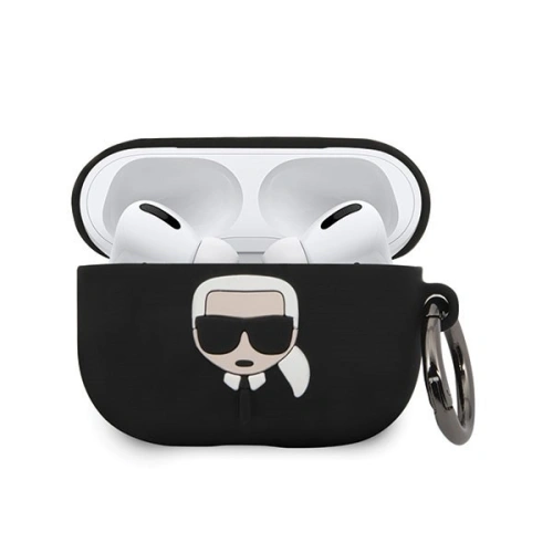 Kup Karl Lagerfeld KLACAPSILGLBK kryt na AirPods Pro černý/black silikon Ikonik - KLD001BLK - {ean13} - Sklep Home Screen