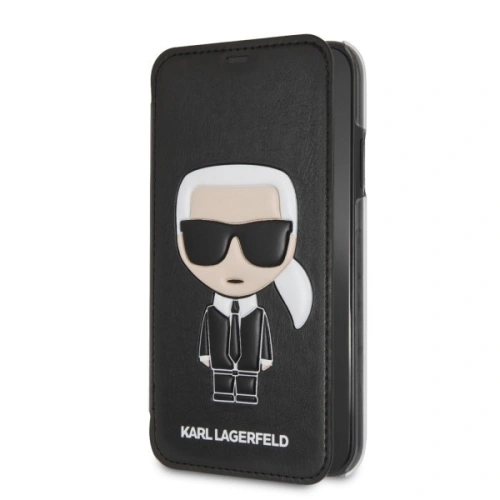 Kup Karl Lagerfeld KLFLBKI61IKPUBK iPhone Xr černý/black book Iconic Karl Embossed - KLD002BLK - {ean13} - Sklep Home Screen