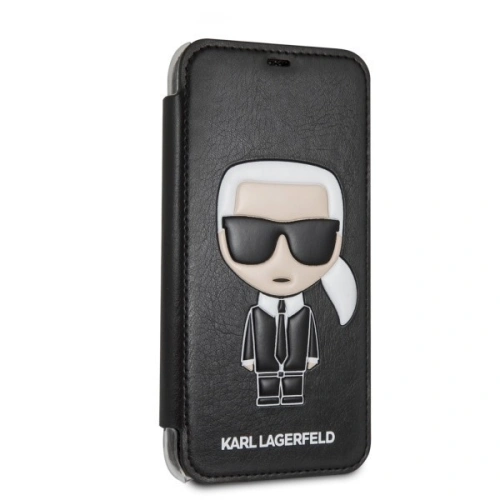 Kup Karl Lagerfeld KLFLBKI61IKPUBK iPhone Xr černý/black book Iconic Karl Embossed - KLD002BLK - {ean13} - Sklep Home Screen