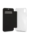 Kup Karl Lagerfeld KLFLBKI61IKPUBK iPhone Xr schwarz/schwarz book Iconic Karl Embossed - KLD002BLK - {ean13} - Sklep Home Screen