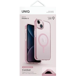 Kup Case UNIQ Combat Apple iPhone 15 / 14 / 13 MagClick Charging rosa/baby pink - UNIQ1089 - {ean13} - Sklep Home Screen