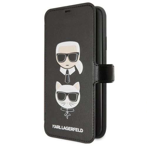 Kup Karl Lagerfeld KLFLBKSN65FKICKC iPhone 11 Pro Max schwarz/schwarz Buch - KLD004BLK - {ean13} - Sklep Home Screen