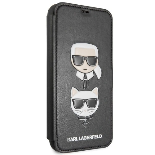 Kup Karl Lagerfeld KLFLBKSN65FKICKC iPhone 11 Pro Max schwarz/schwarz Buch - KLD004BLK - {ean13} - Sklep Home Screen