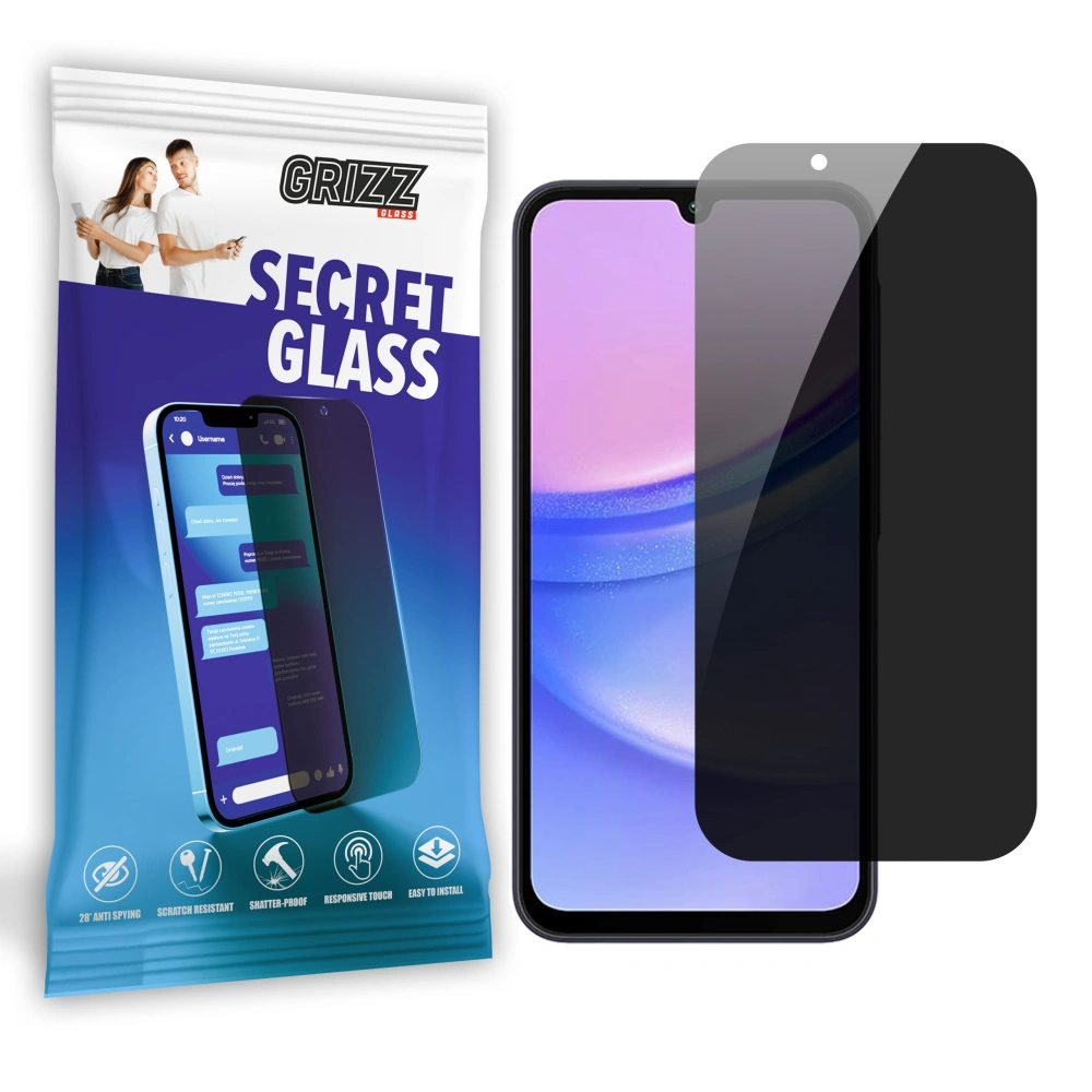 Matowe szkło prywatyzujące GrizzGlass SecretGlass do Samsung Galaxy A15 4G / 5G