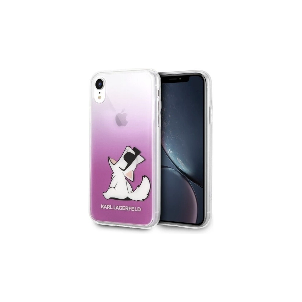 Karl Lagerfeld KLHCI61CFNRCPI iPhone Xr hardcase różowy/pink Choupette Fun