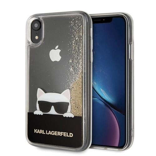 Kup Karl Lagerfeld KLHCI61CHPEEGO iPhone Xr zlatý/hard case Liquid Glitter - KLD010GLD - {ean13} - Sklep Home Screen
