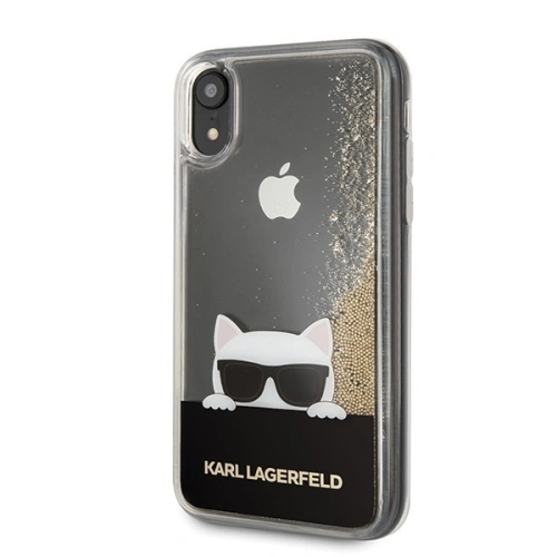 Kup Karl Lagerfeld KLHCI61CHPEEGO iPhone Xr zlatý/hard case Liquid Glitter - KLD010GLD - {ean13} - Sklep Home Screen