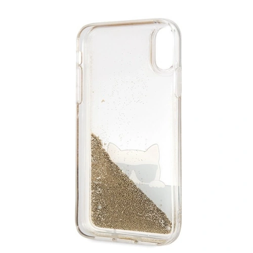 Kup Karl Lagerfeld KLHCI61CHPEEGO iPhone Xr zlatý/hard case Liquid Glitter - KLD010GLD - {ean13} - Sklep Home Screen