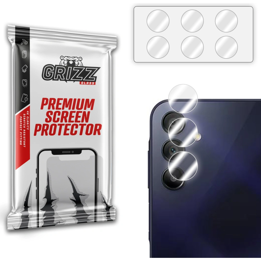 Szkło na aparat GrizzGlass HybridGlass Camera do Samsung Galaxy A15 4G / 5G