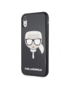 Kup Karl Lagerfeld KLHCI61DLHBK iPhone Xr schwarz/schwarz Iconic Glitter Karl`s Head - KLD011BLK - {ean13} - Sklep Home Screen