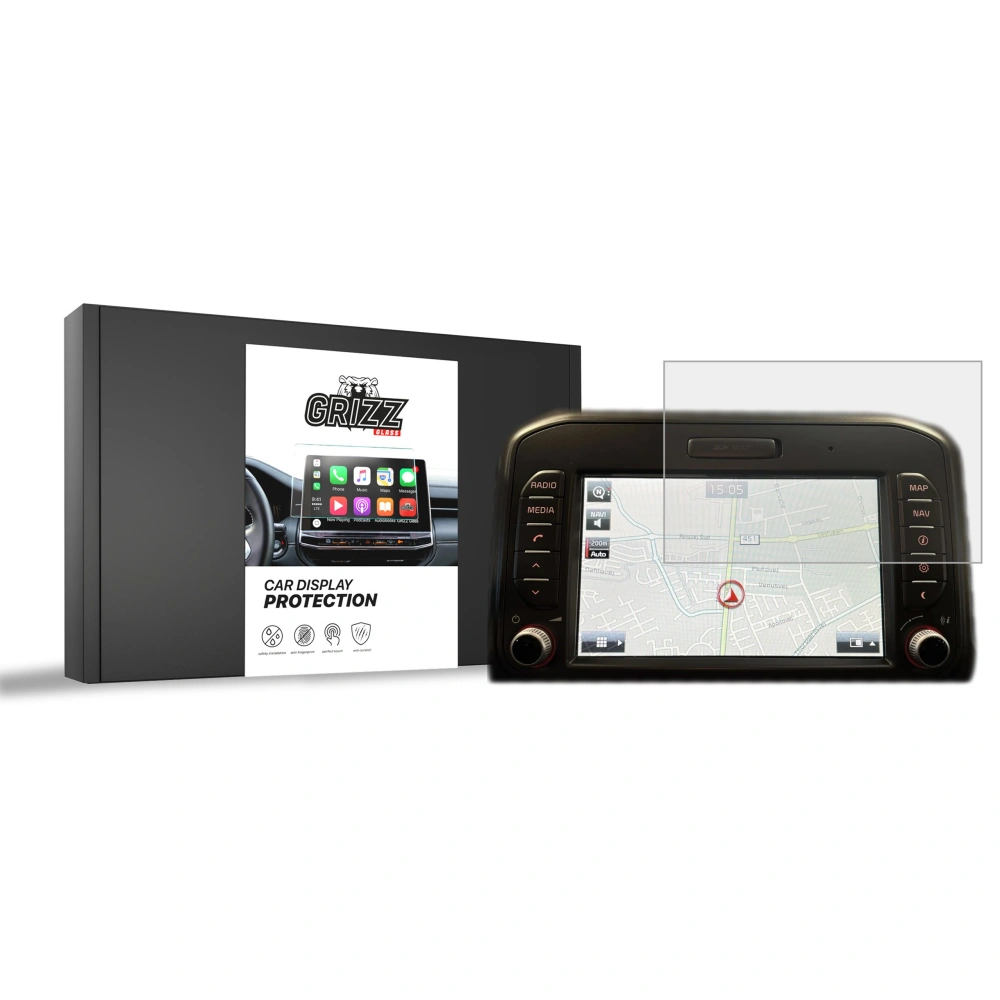 Folia matowa GrizzGlass CarDisplay Protection do Kia Picanto 2 7" (2011-2017)